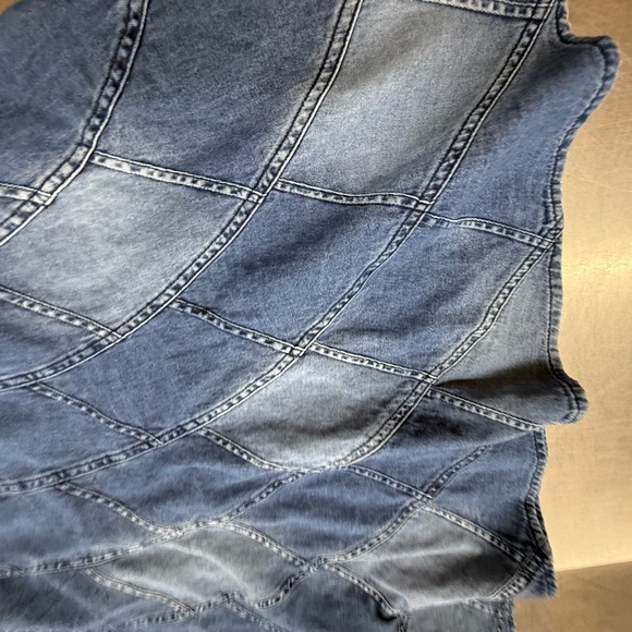 Y2K Studio West Indigo Denim Skirt - Picture 2 of 9